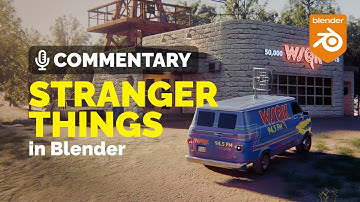 Blender 3D Stranger Things Inspired Animation