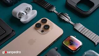 iPhone 16 Pro - Desert Power | Titanium Apple Watch Series 10 & AirPods 4 (ASMR Unboxing)