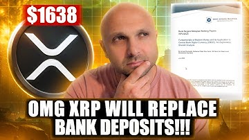 OMG!!! BANKS JUST CONFIRMED XRP WILL REPLACE BANK DEPOSITS!