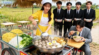 CEO 20 tahun susah makan, minum bakso gadis desa langsung lahap&jatuh cinta!Sekarang dia dimanja!