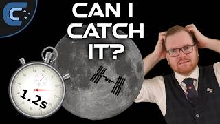 I had only 1.2 seconds to catch the ISS with my telescope
