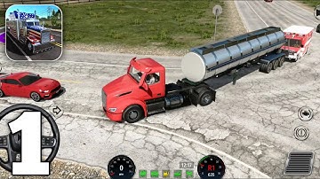 Truck Simulator Drive USA: EVO Gameplay Walkthrough Part 1 (iOS, Android)