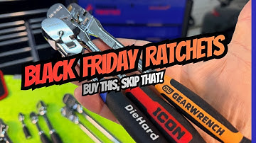 Black Friday Ratchets: What to Buy (and Skip) — ICON vs Gearwrench, Snap-On & More