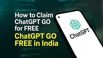 How to Claim ChatGPT GO for FREE | ChatGPT Go FREE in India