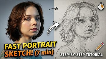 Leer gezichtstekenen met de LOOMIS METHODE in slechts 8 minuten!!