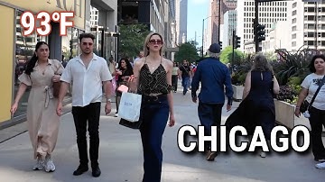 Thumbnail of 🇺🇸 Chicago Summer Walk 😎🔥 Hot Saturday Walking Tour | August 9, 2025 | 4K