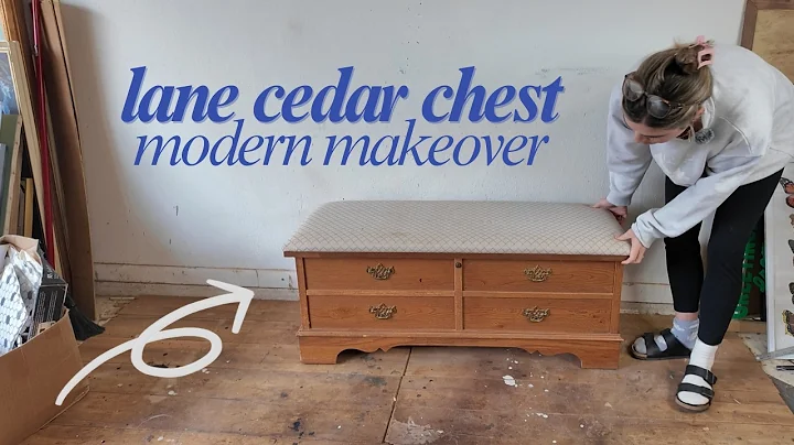 I Found a LANE CEDAR CHEST and Gave it the ULTIMATE MODERN MAKEOVER!!