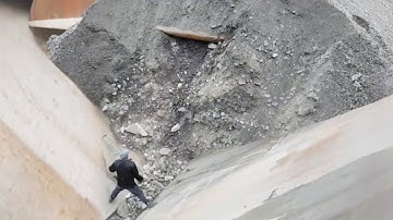 Ships Unloading Sand - The Higher The Pile, The More Dangerous It Is- Relaxing Video#unloading