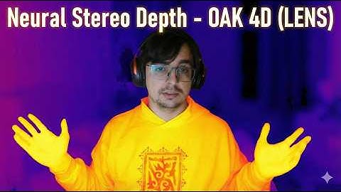 Neural Stereo Depth estimation with OAK 4D (LENS network)
