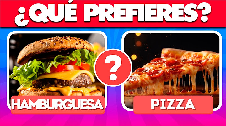¿Qué Prefieres?🍗🍕🤤 | Edición comida 😋| Quiz de Comida