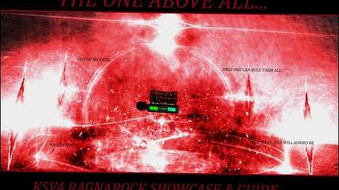 Ragnarok Showcase  - [KILLSTREAK SWORDS V4]