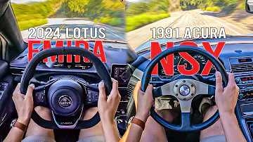 2024 Lotus Emira vs 1991 Acura NSX | Why This Comparison Makes Sense