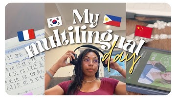 How I study 3 Languages in One Day ☕ (Without Feeling Overwhelmed)
