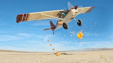 Hoe kan dit legaal zijn?! Pompoenen uit vliegtuigen gooien