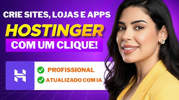 Crie um SITE PROFISSIONAL com IA em 1 CLIQUE Usando a Hostinger!