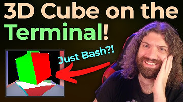 This 3D Engine Runs in Bash. Creating & Rendering a 3D scene on the terminal with 0 external tools.