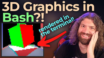 This 3D Engine Runs in Bash. Creating & Rendering a 3D scene on the terminal with 0 external tools.