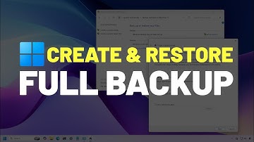 Windows 11: Create Full Backup to External Hard Drive and Restore (2025)