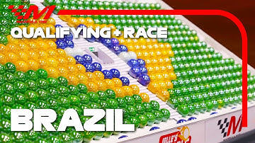 F1 Marble Race - Brazil Qualifying & Race 🇧🇷