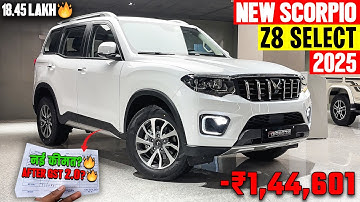New Mahindra Scorpio N Z8 Select 2025 Model - नई ऑन रोड किमत के साथ 🔥