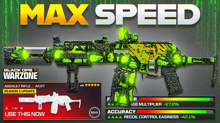 this *BUFFED* AK27 is the BEST AR META LOADOUT in BO7 WARZONE! (Best Assault Rifle Class in COD WZ)