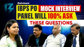 IBPS PO Mock Interview 2025 | Real Panel Experience | Must-Watch Before Your Interview | Oliveboard
