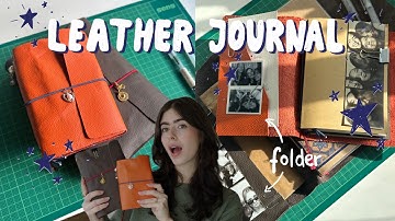 DIY Louise Carmen inspired journal with folders | Tutorial