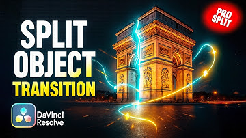 The FASTEST Way to Make a Split Transition DaVinci Resolve Fusion Tutorial