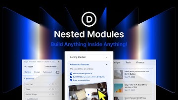 📣 Grote update! Geneste modules voor Divi 5