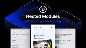 📣 Grote update! Geneste modules voor Divi 5
