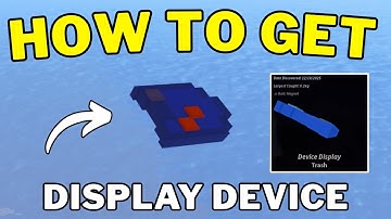 How To Get Display Device in Fisch | Display Device Location | Roblox