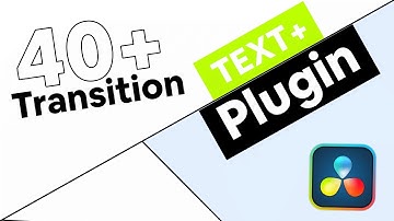 Free Text+ Plugin for Davinci resolve || 50+ Text transitions in Davinci