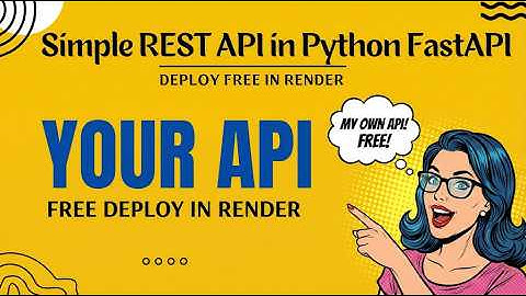 Create and Host FastAPI REST API on Render | Step by Step Guide #backenddevelopment #python #restapi