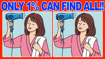 Genius Level Spot the Difference: Only 1% Can Solve! (10-Minute Brain Workout)