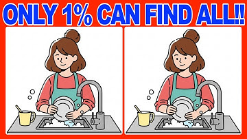 Genius Level Spot the Difference: Only 1% Can Solve! (10-Minute Brain Workout)