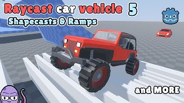 Custom Raycast Vehicle Physics in Godot #5 | Shapecasts and Ramps