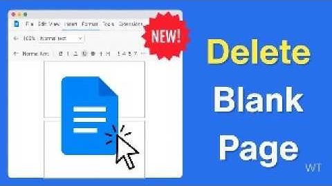 How to Delete a Page in Google Docs