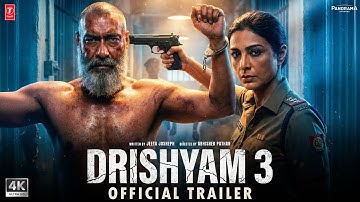 DRISHYAM 3 - Hindi Trailer | Ajay Devgn | Tabu | Akshaye Khanna | New Movies Trailers 2025