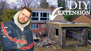 Extreme UK DIY Home Extension / Flat Roof Build