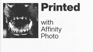 How to create a PHOTOCOPY EFFECT in AFFINITY