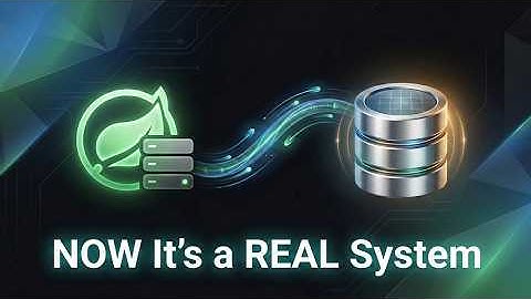 The Moment Your Java Backend Becomes a Real System (ft. Spring & MySQL)