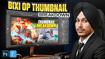 How to Make Youtube Thumbnail on Android & Pc | Make Thumbnail Like Bixi Op | Gaming Thumbnail