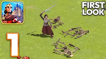 The Kingdom: Medieval Tales - Walkthrough Gameplay Part 1 - Tutorial (iOS, Android)