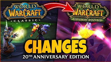 NEW Changes in TBC Classic Anniversary | World of Warcraft