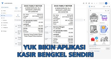 Membuat Aplikasi Kasir Bengkel Modal Google Sheet & AppSheet | Full Auto Kasir servis, jual & Stok!