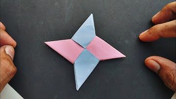 How To Make a Realistic Paper Ninja Star (Step-by-Step Origami Tutorial) 