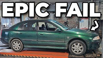Epic MOT Fail For My FREE Mitsubishi Carisma