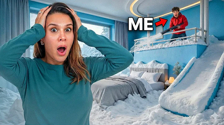 I Filled My Mom’s Room With SNOW