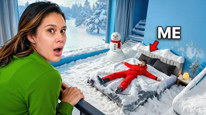 I Filled My Mom’s Bedroom With SNOW