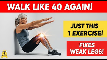 Over 60? Your Legs Are Getting Weaker — Fix It Fast with 3 Easy Exercises | Senior Health Tips